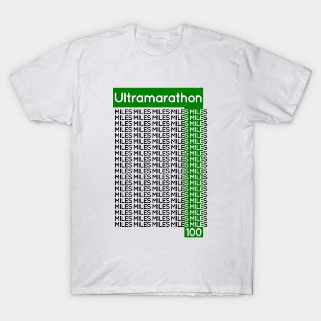 ULTRAMARATHON 100 miles | Smile T-Shirt by mailboxdisco